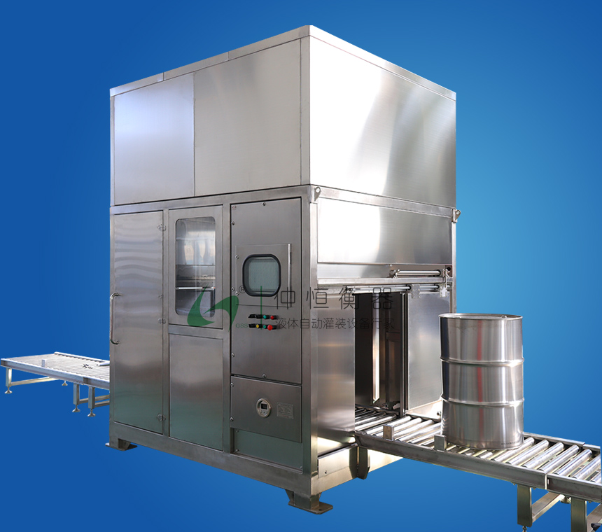 200l灌裝機全自動開關(guān)蓋灌裝生產(chǎn)線